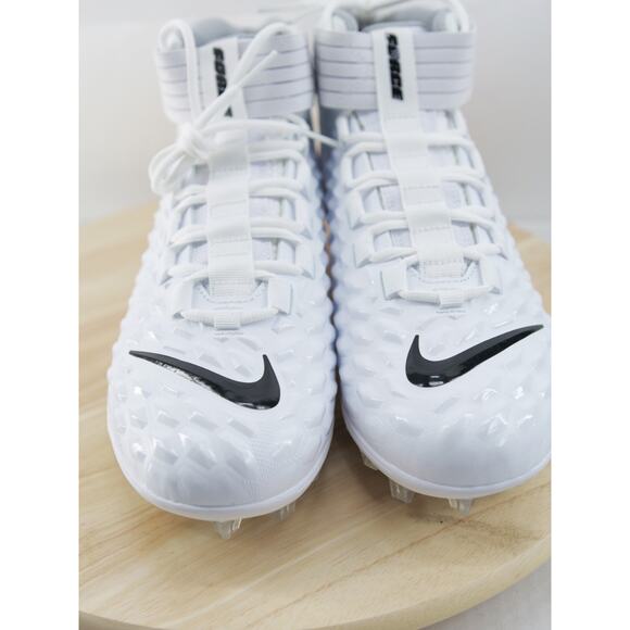 Nike Force Savage Pro 2 Football Cleats White Black AH4000-100 Men’s Size 10.5 main image 4